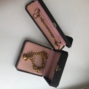 Juicy Couture Necklace and Charm Bracelet in its packaging/boxes